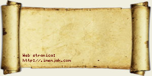 Anđelija Stambolić vizit kartica